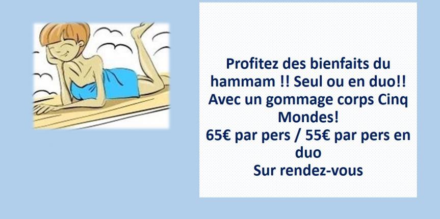 Profitez des bienfaits du hammam !! Seul ou